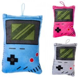 Anhänger Plüsch Gameboy 17 cm 3 Stück sortiert