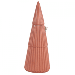 Beeld kerstboom oud roze 26,5 cm