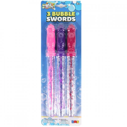 Bubble blowing sword 25 cm 3 pieces