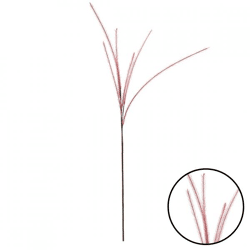 Countryfield Künstlicher Zweig mit 6 Federn bordeaux 112 cm