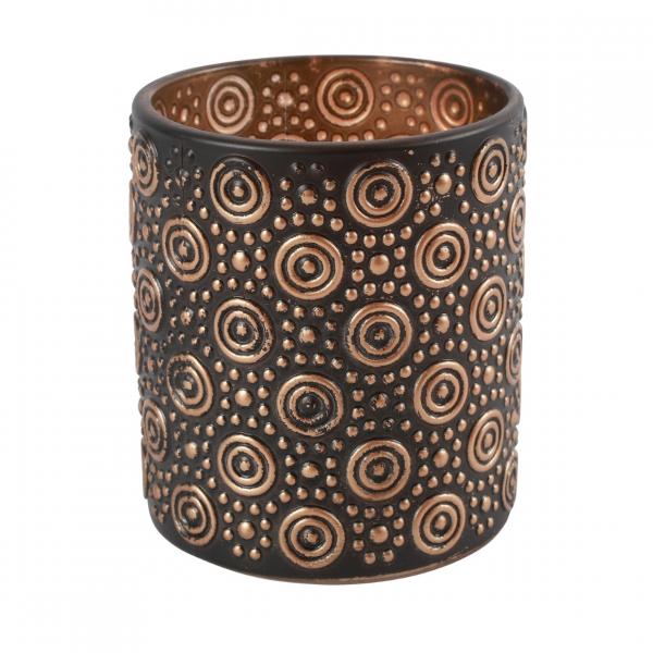 Countryfield Teelichthalter Hailey M schwarz 10 cm