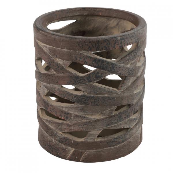 Countryfield Teelichthalter Redmon M braun 12,5 cm