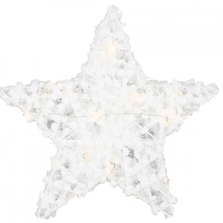 Countryfield Weihnachtsstern Maisie B LED auf Batterie 40 cm