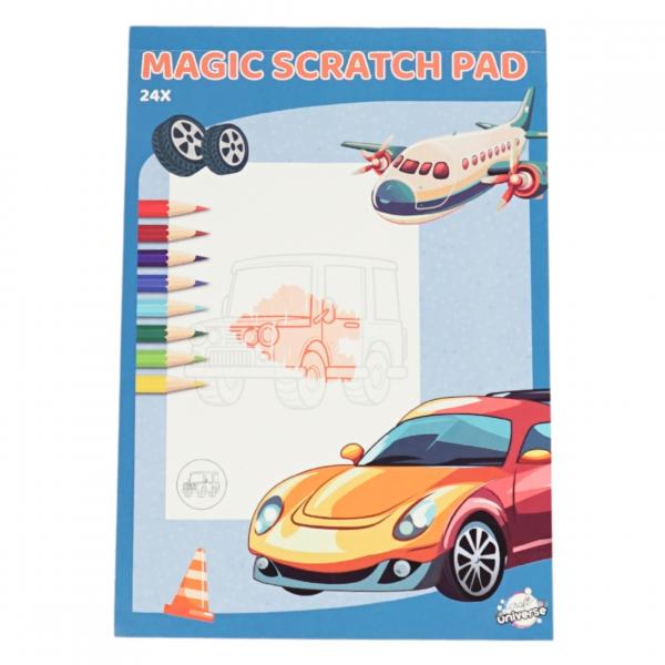 Craft Universe scratch coloring book A5 4 assorted