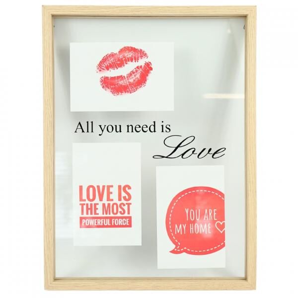 Fotorahmen schwimmend natur 10 x 15 cm