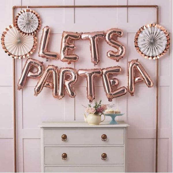 Ginger Ray garland foil balloon Lets Partea 2 m