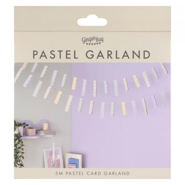 Ginger Ray Girlande Wavy pastell 5 m