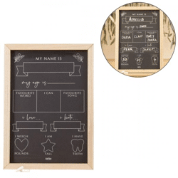Ginger Ray chalkboard milestone 42 cm
