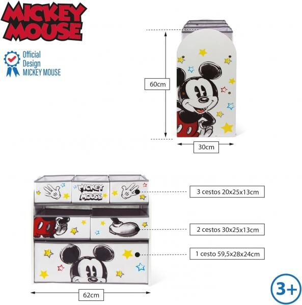 Holz Kinderregal Mickey Maus NEU