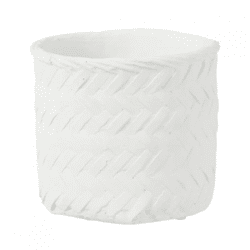 J-Line Blumentopf weiß 20 cm