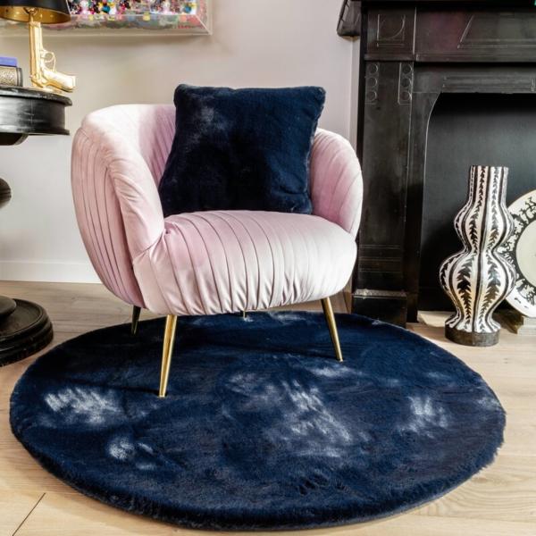 Karpi-Teppich Fay dunkelblau 120 cm