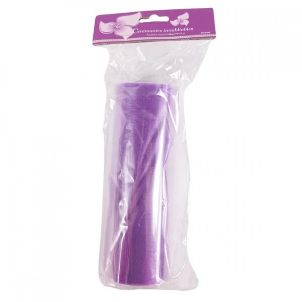 Organza auf Rolle lila 15 cm x 10 m