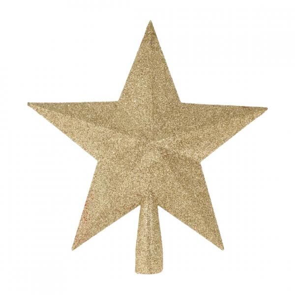 Peak Weihnachtsstern glitter gold 23 cm