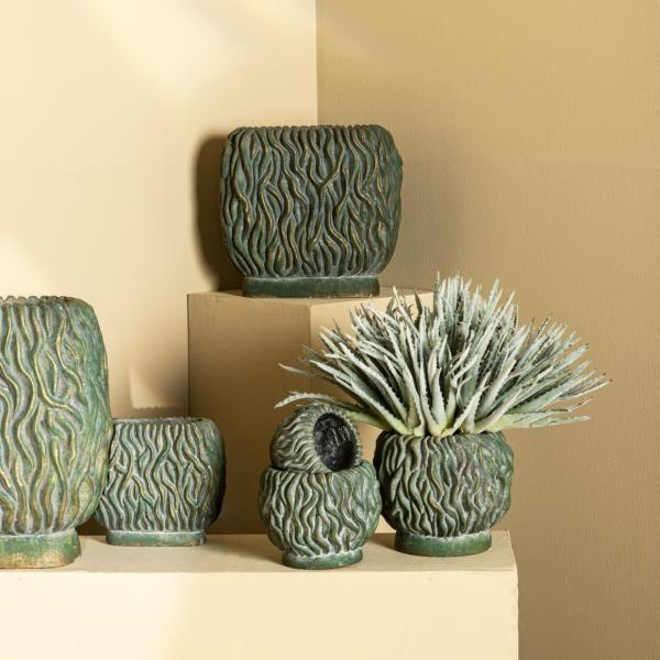 PTMD Blumentopf Brendan grün 40 cm