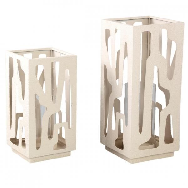 PTMD Windlicht Dewey creme 42 cm