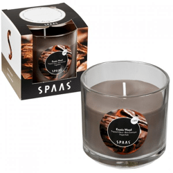 (R) Spaas geurkaars in glas Exotic Wood 8 cm