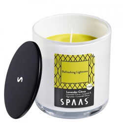 (R) Spaas Duftkerze in Glas Refresh Leichtigkeit 11 cm.
