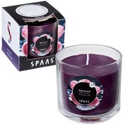 (R) Spaas geurkaars in glas Wild Orchid 8 cm