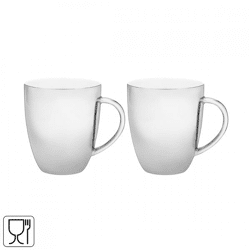 Vtwonen Becher mit Ohr Silber 250 ml