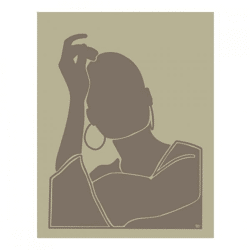 WOOOD poster Lindsay 35,5 x 45,5 cm