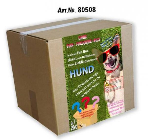 MYSTERY-BOX Überraschungsbox für Hundefreunde - Neuware - 15 Artikel