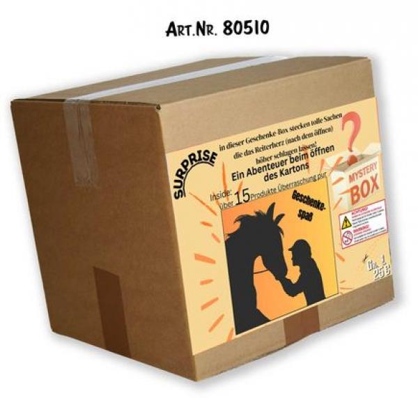 MYSTERY-BOX Überraschungsbox für Pferdefreunde - Neuware - 15 Artikel