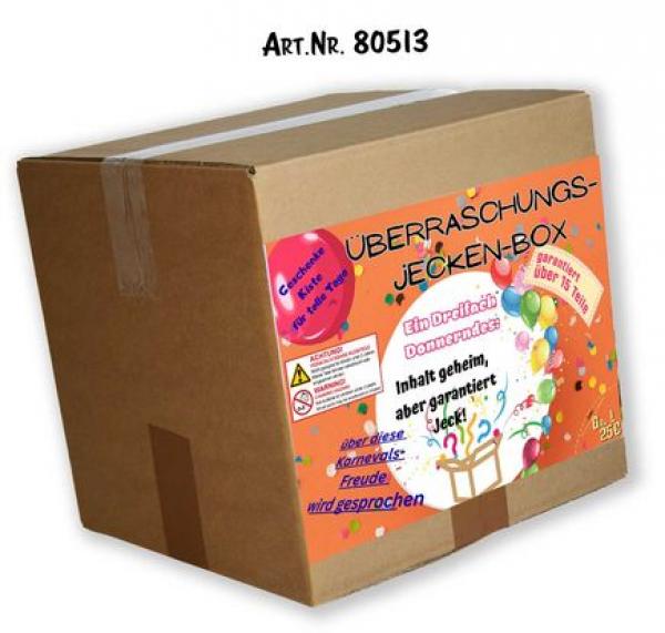MYSTERY-BOX Überraschungsbox Karneval Faschingsbox - Neuware - 15 Artikel