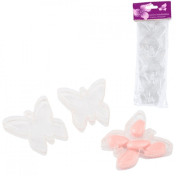 Pendant butterfly 7.5 cm 3 pieces