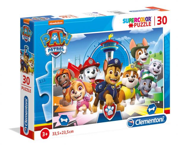 Clementoni 20263 - 30 Teile SuperColor Puzzle - Paw Patrol