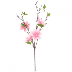 Countryfield Künstliche Blume Magnolie rosa 82 cm