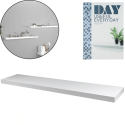 Day Wandregal schwebend weiß 120 cm