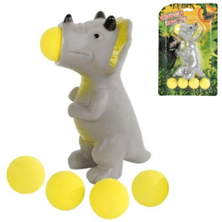 DinoWorld Dinosaurier Popper mit 5 Kugeln 14 cm