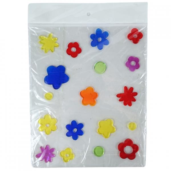 Fensteraufkleber 28 cm 6 Stück sortiert