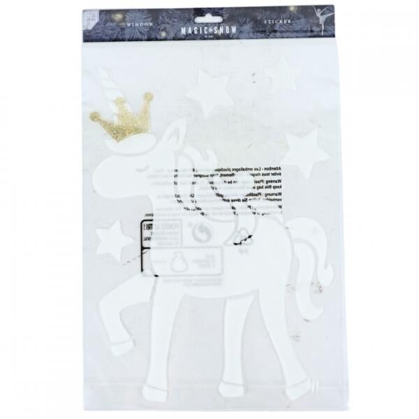 Fensteraufkleber Einhorn 40 cm
