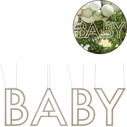 Ginger Ray hangdecoratie Baby 38 cm