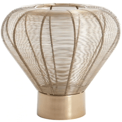 Light en Living theelichthouder Mealynn goudkleurig 33 cm