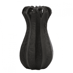 Light en Living vaas Abajo mat zwart 36 cm