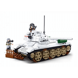 Sluban M38-B0978 - Army Battle of Budapest - Medium Tank (white)