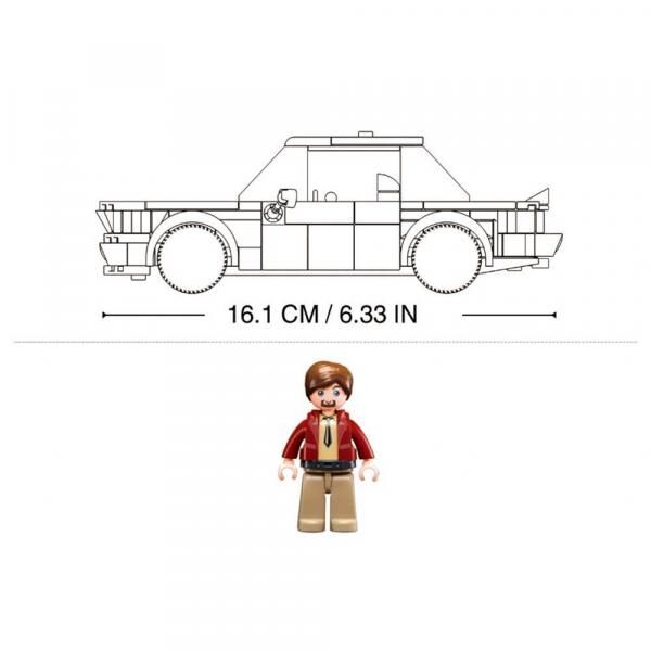 Sluban M38-B1126 - Model Bricks - Auto klassisch wei&szlig;