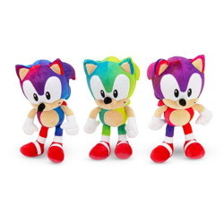 Sonic Rainbow - plush - 3 assorted - 20 / 28 cm