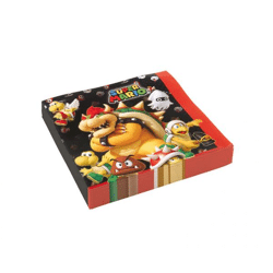 Super Mario - 20 napkins, 2pcs, 33x33cm
