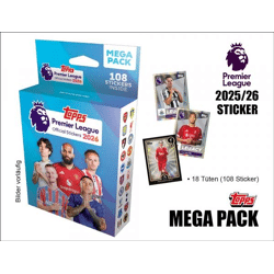 Topps Premier League Sticker 2025/2026 – MEGA PACK