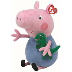 Ty 96231 - Plush figure Peppa Pig George - 32,5 cm