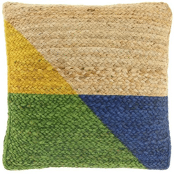 Unique Living cushion Narnia green/blue/yellow 45 x 45 cm