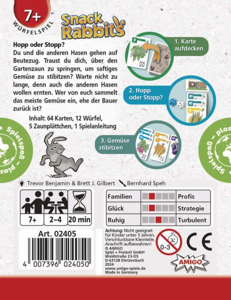 Amigo 02405 - Snack Rabbits - Kartenspiel