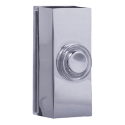 Byron bell push button chrome 7.4 cm