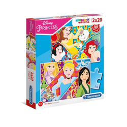 Clementoni 24766 - 2 x 20 piece jigsaw puzzle - Disney Princess