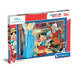 Clementoni 25749 - 104 pieces Puzzle Supercolor - Disney Pinocchio