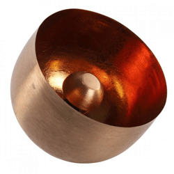 Countryfield table lamp Obion L copper colored 36 cm