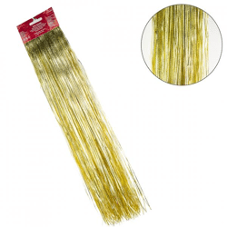 Deco Heitmann Lametta foil golden 300 strips 50 cm VE 300